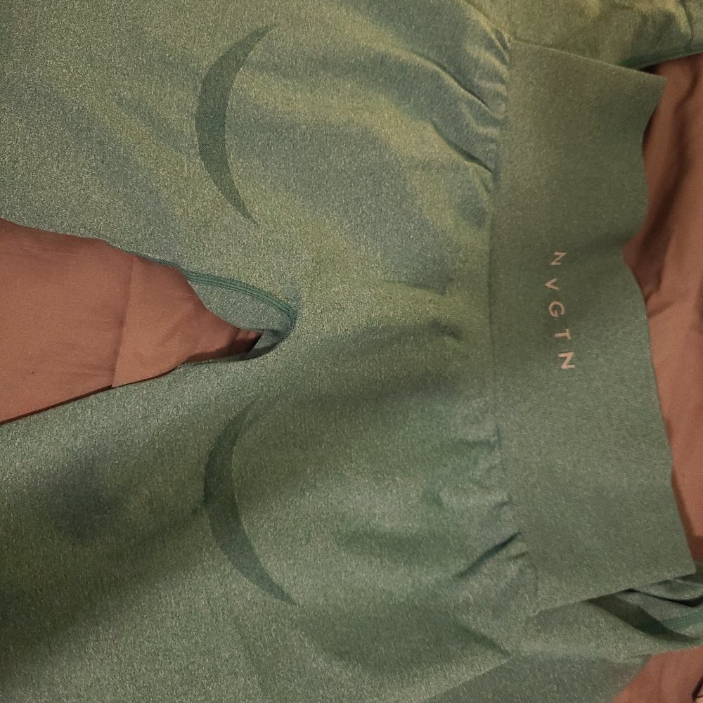 Nvgtn Curve Teal Leggings